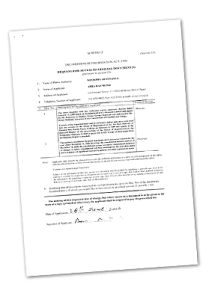 Application #2 for Duprey Letter