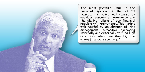 Winston Dookeran sounds off on CLICO