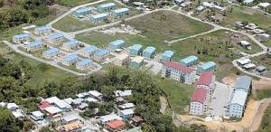 HDC housing in central Trinidad. Chaguanas is the fastest growing town in T&T.